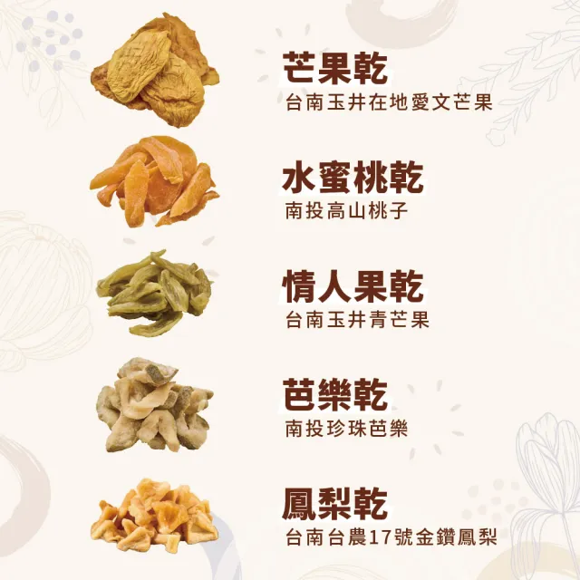【永禎】輕烘培水果乾x3包 任選(無加糖芒果乾/芭樂乾/水蜜桃乾/鳳梨乾/情人果乾/中元普渡拜拜)