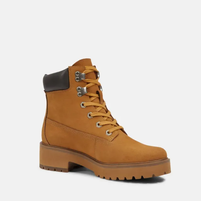 【Timberland】女款小麥色綁帶式休閒靴(A5VPZ231)