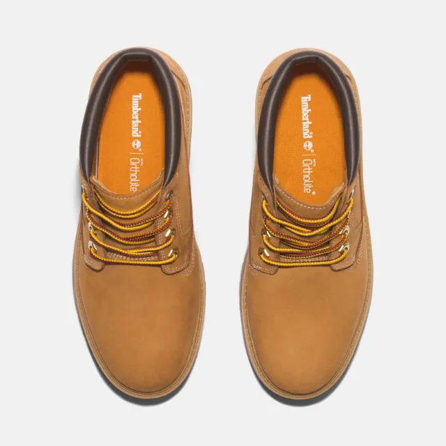 【Timberland】女款小麥色Stone Street防水厚底中筒靴(A5RF9231)