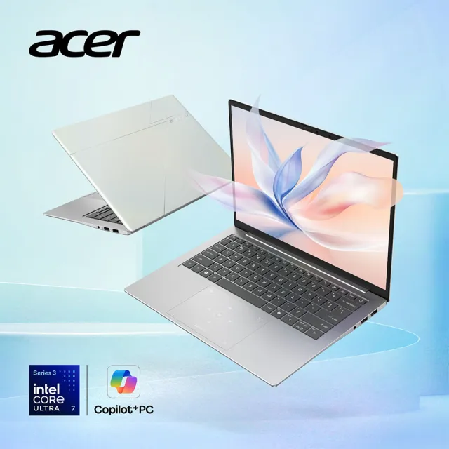 【Acer】筆電包/滑鼠組★14吋999g極輕薄OLED AI筆電(Swift Edge/SFE14-I51-77SW/Ultra 7-355/32G/512G/W11)