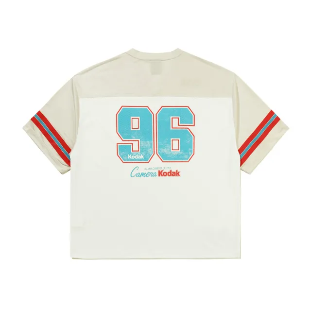 【KODAK Apparel】柯達 男女同款 短袖T恤 橄欖球短袖T恤 共2色 / KB602029NVY KB602029WHT