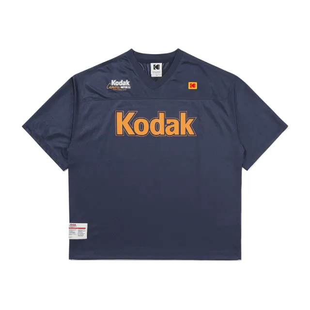 【KODAK Apparel】柯達 男女同款 短袖T恤 橄欖球短袖T恤 共2色 / KB602029NVY KB602029WHT