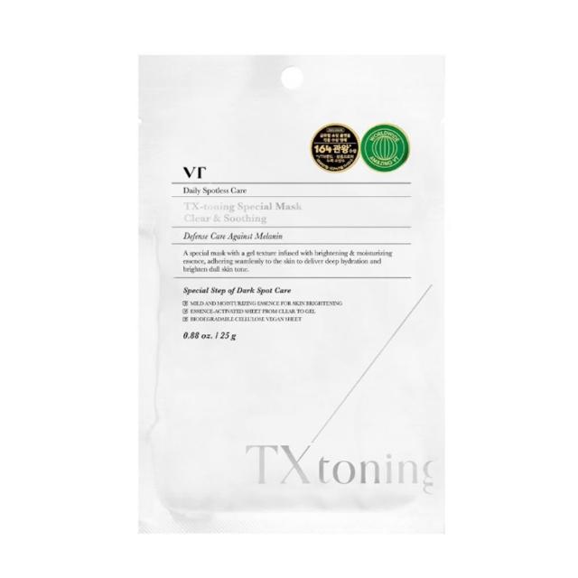 【VT】官方直營 TX-TONING 特效美白煥膚面膜 25g*1ea