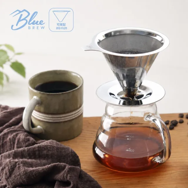 Blue brew雲朵耐熱咖啡壺 600 ml(手沖用具/質感生活/熱水壺/玻璃水壺/雲朵壺)