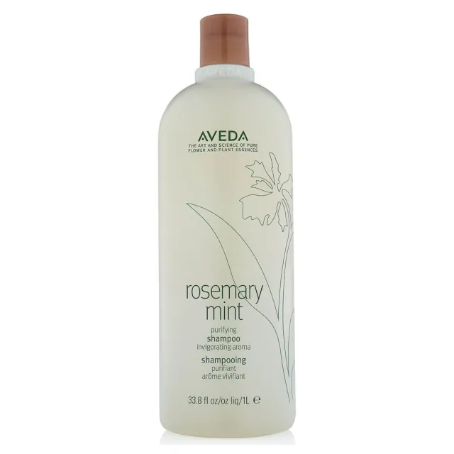 【AVEDA】純香洗髮菁/迷迭薄荷洗髮精 1000ml 一入 兩款任選(國際航空版)