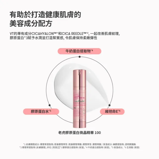【VT】老虎微晶精華-300晶 50mlx2入(官方直營/維生素/積雪草/龍血/膠原蛋白/A醇/水活保濕)