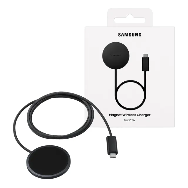 【Samsung 三星】原廠 磁吸無線充電器 Max 25W - 1.5m 需搭磁吸殼 (EP-P2900)