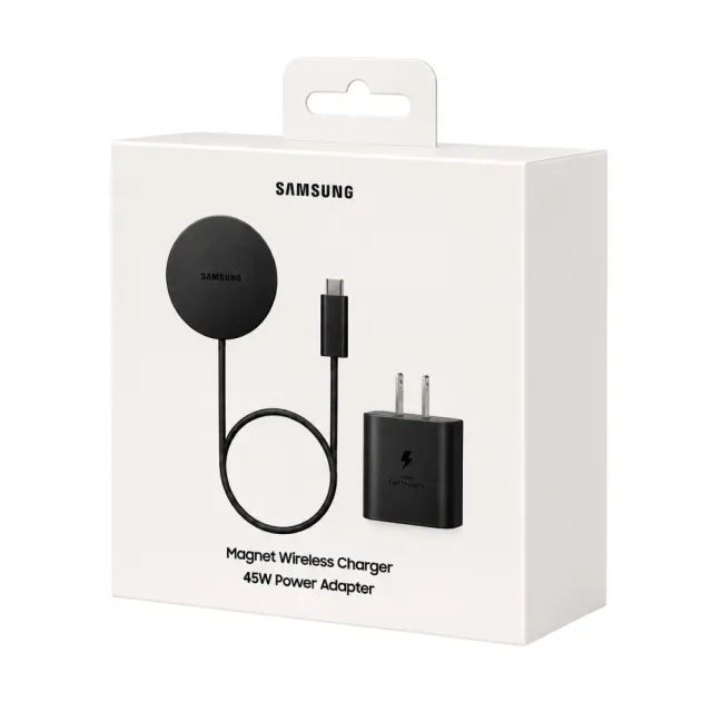 【Samsung 三星】原廠 磁吸無線充電器 Max 25W - 附 45W快充旅充頭  需搭磁吸殼 (EP-P2900)
