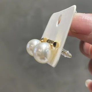 【LEESA】耳飾\仿珠耳釘\簡約耳環\飾品\韓國飾品\小眾設計\耳環女\耳針\復古耳環\925純銀\高級感\耳環