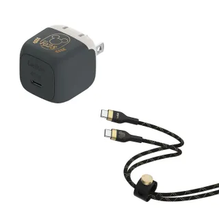 【BELKIN】迪士尼-寵愛米奇充電組合包_迪士尼45W旅充+迪士尼60W 2M CtoC充電線(WCA013+CAB011)