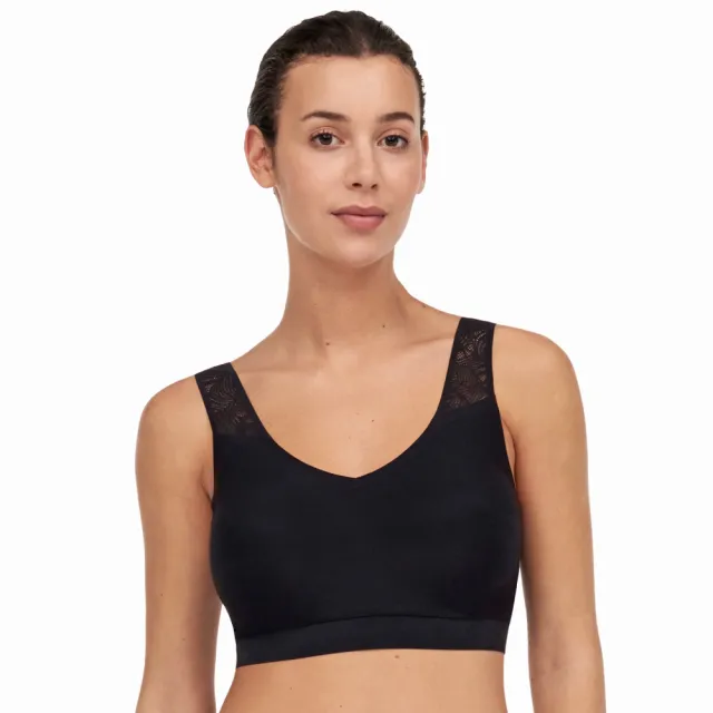 【Chantelle 仙黛爾】Soft Stretch.涼感 無痕 無鋼圈 輕運動 女內著 女內衣 2件組 黑膚可選.16A10_WU