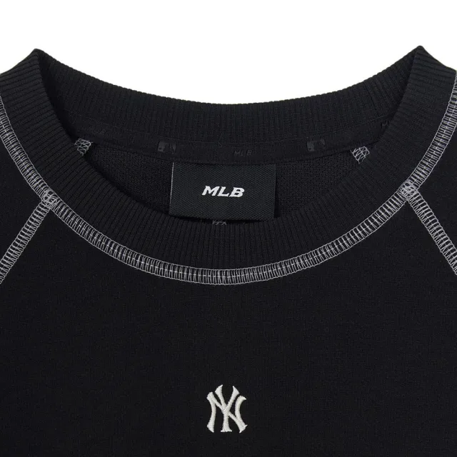 【MLB】女版抗UV短袖T恤 Varsity系列 紐約洋基隊 (3FRSV1163-50BKS)