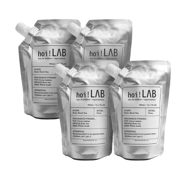 【hoi!LAB】任選4件超值組實驗室 精油擴香補充包300ml(多款味道可選)