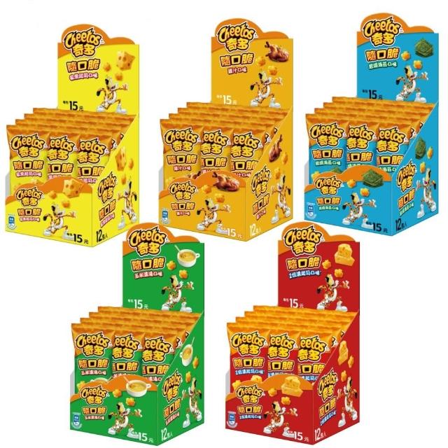 【cheetos 奇多】奇多隨口脆系列(家常起司/雞汁/玉米濃湯/海苔/2倍濃起司)