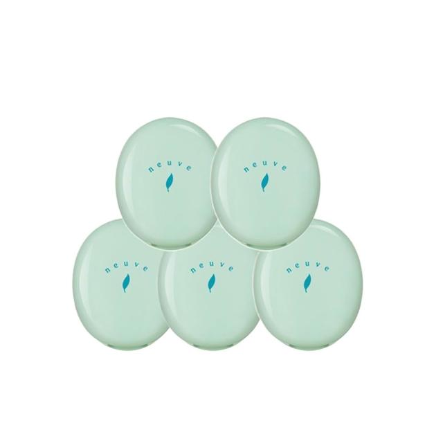 【neuve 惹我】清爽吸油蜜粉5入組(控油/定妝)