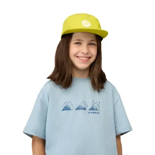 【Mammut 長毛象】Five Panels Cap Kids 防曬有機棉棒球帽 相思黃 兒童款 #1191-02190