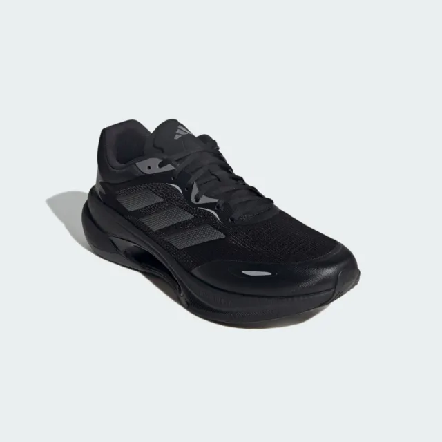 【adidas 愛迪達】Velostar 男 慢跑鞋 運動鞋 跑鞋 寬楦 防潑水 緩震 黑(HQ7296)