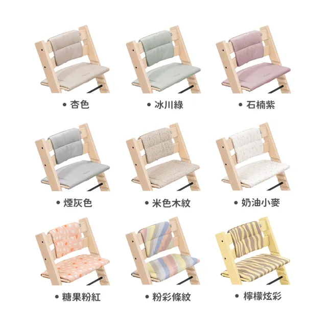 【STOKKE】官方授權 Tripp Trapp 成長椅經典座墊-多款可選