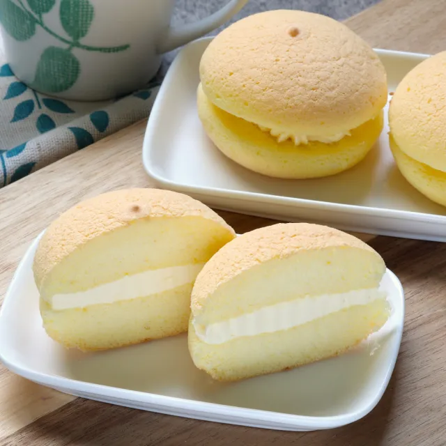 【美食村】北海道冰心蛋糕原味/巧克力任選4盒組(8入/盒)
