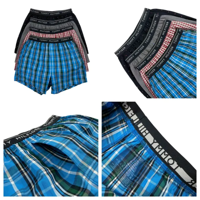 【TOMMY HILFIGER】男內褲 四件組 盒裝 四角褲 湯米 純棉 內褲 平口內褲 透氣內褲 寬鬆 透氣 @1790