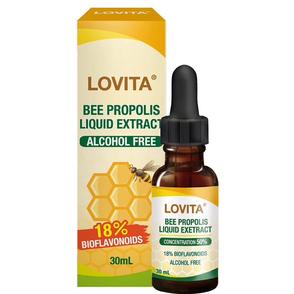 【LOVITA 愛維他】即期品-買1送1_加拿大蜂膠滴液 30ml(18%生物類黃酮)