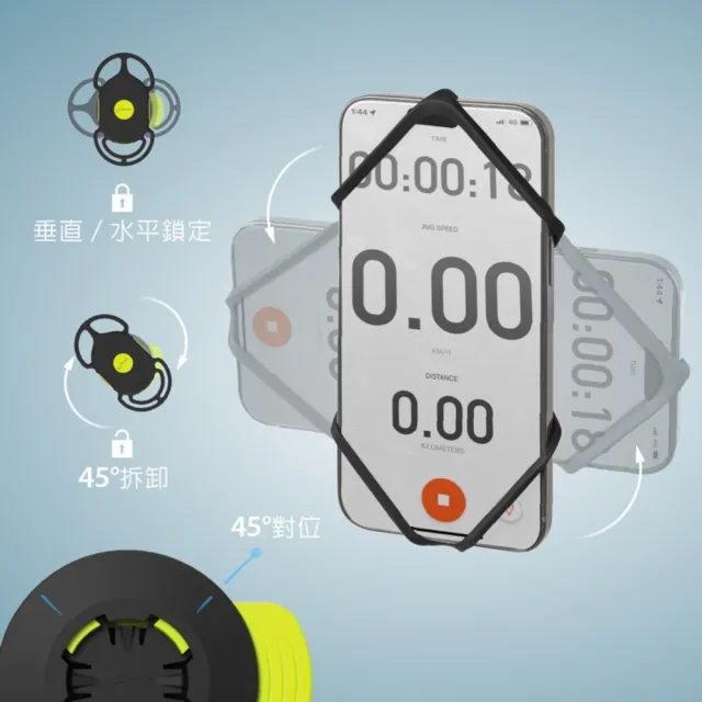 【Bone 蹦克】機車手機綁接3-叉桿款 (機車手機架/減震/安全鎖定/重機手機架)