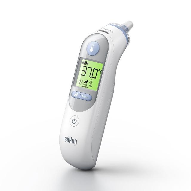 【BRAUN 百靈】耳溫槍 IRT6520(內含21個耳套) (家用必備 發燒監測 疫情備品 小孩 成人皆適用推薦)