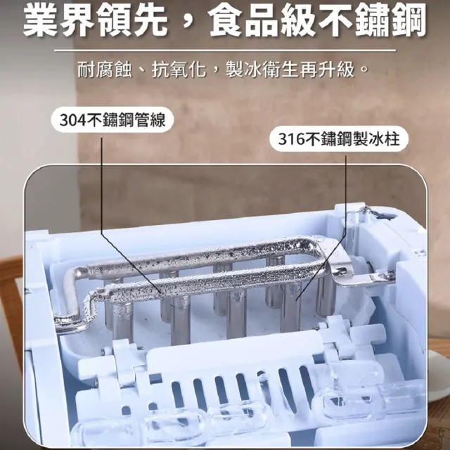 【KOHZII 康馳】UV全自動製冰機 KIM1220SS (2026全新改版+UV)