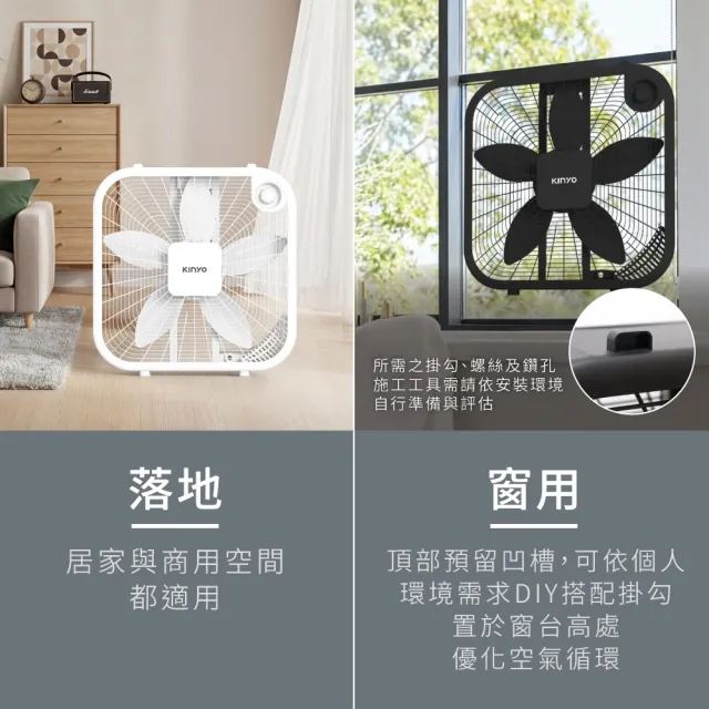 【KINYO】20吋機械箱扇 CCF-2100 循環扇 電風扇 涼風扇 落地風扇 箱扇 窗扇 20吋風扇