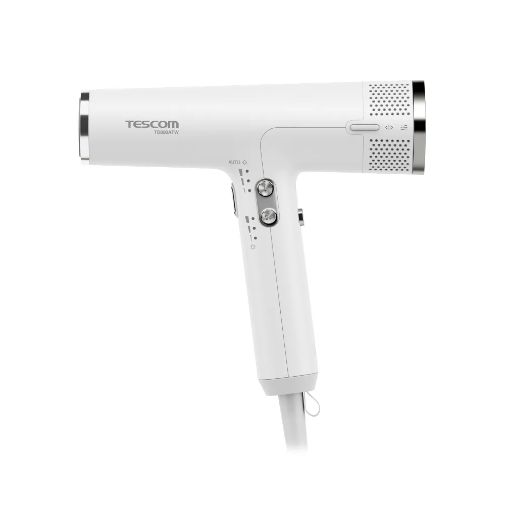 【TESCOM】官方直營 專業級負離子吹風機-雪白 TD880TW