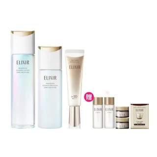 【ELIXIR 怡麗絲爾】膠原彈潤修護精露組(精華露+精華乳+小金管)