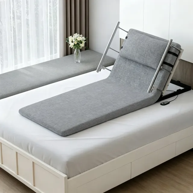 【匠俱】帶扶手-電動起身輔助器-90cm (老人家用 老年臥床病人 照護床 月子床 久躺起床 靠起背升降床墊)