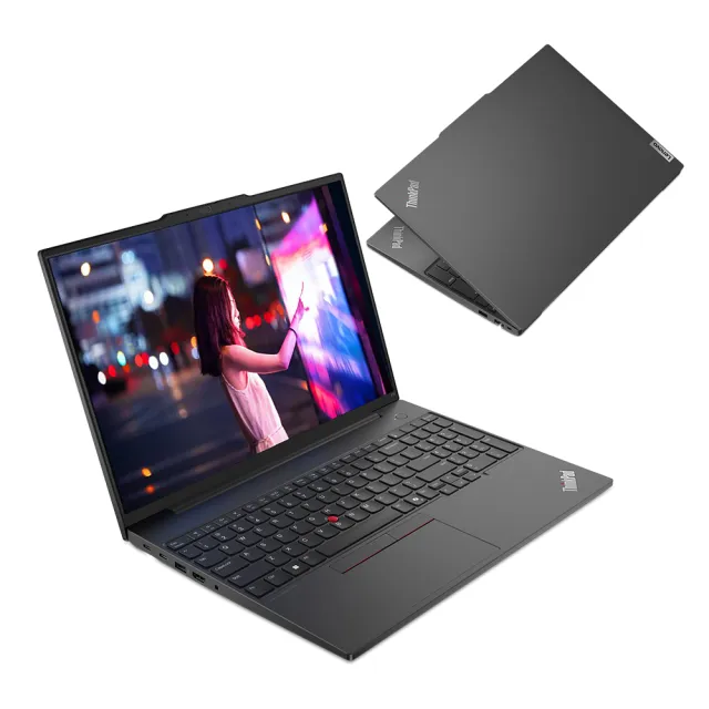 【ThinkPad 聯想】16吋Ryzen 5 商用輕薄筆電(E16 G2/R5-7535HS/16G/1TB SSD/W11)