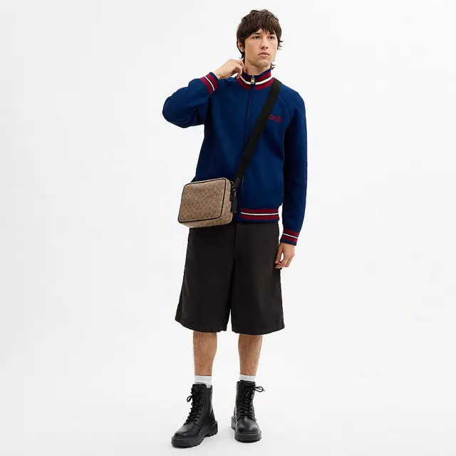 【COACH】蔻馳官方直營 COLTON 25 經典標誌斜背手袋 斜背包-多熱任選(CES85)