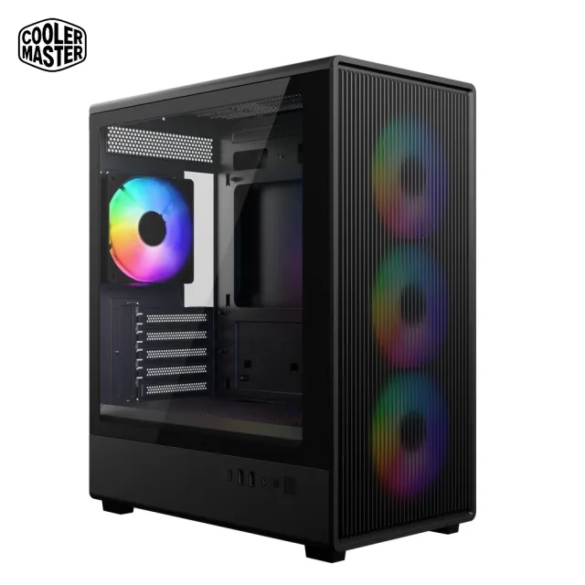 【Cooler Master 酷碼】Cooler Master Elite 350 ARGB 機殼 黑色