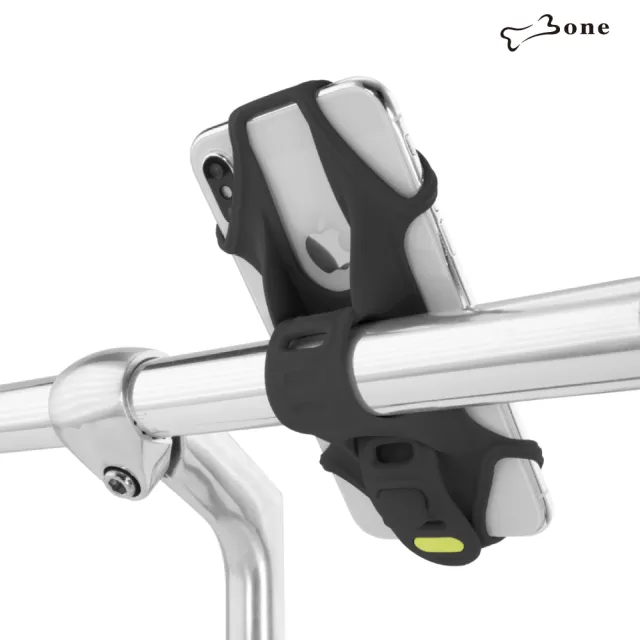 【Bone 蹦克】單車手機綁 2｜Bike Tie 2- 黑色(單車周邊/自行車手機支架/手機架)