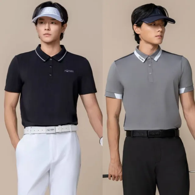 【HONMA 本間高爾夫】男款透氣短袖POLO衫 2025春夏款 日本高爾夫專業品牌 (M-2XL 多款多色任選)