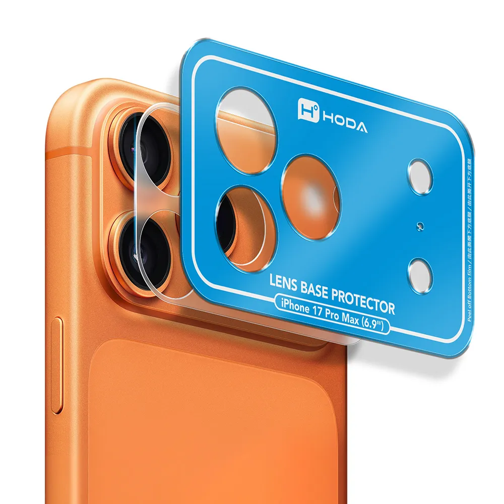 【hoda】iPhone 17 Pro / 17 Pro Max 阿耀與黑寶 滿版鏡頭底座貼
