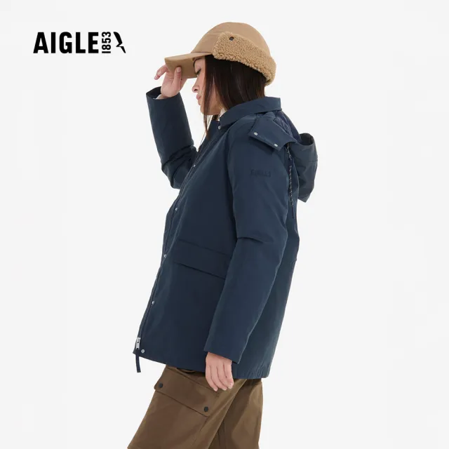 【AIGLE】女 MTD 防水保暖外套｜AG-FAZ40(防水外套 防風 女外套)
