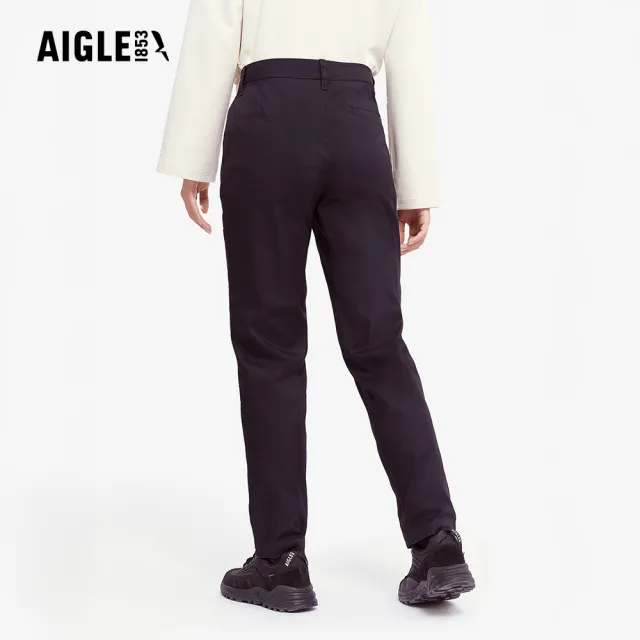 【AIGLE】女 快乾長褲｜AG-4A237A100 黑色(coolmax 吸濕排汗 女長褲 快乾長褲 彈性長褲)