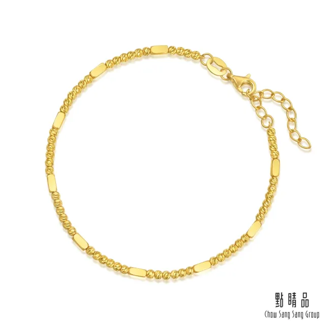 【點睛品】網路獨家款 閃閃碎金 黃金手鍊_計價黃金