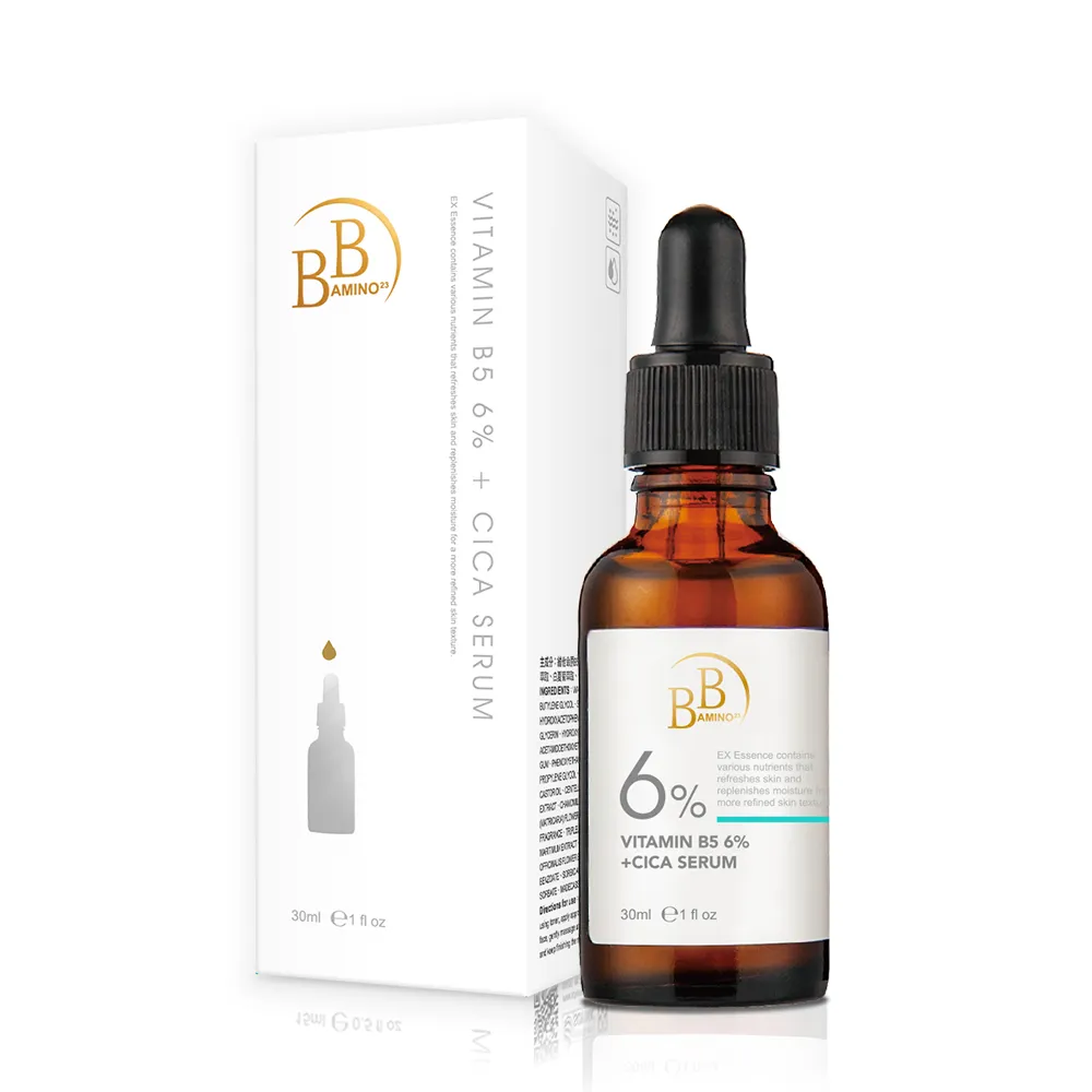 【BB Amino】科研6%維他命原B5+積雪草修護精華30ml