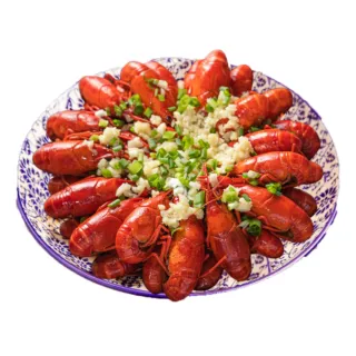 【海之醇】吮指蒜蓉小龍蝦-3盒組(750g±10%-固形物500g/盒)