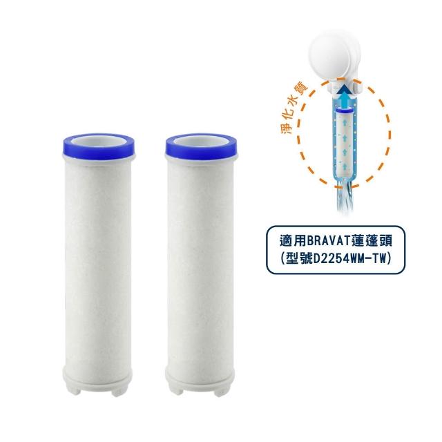 【特力屋】LOMOS抗菌除雜質PP濾芯-蓮蓬頭用(2入)(適用BRAVAT品牌蓮蓬頭)