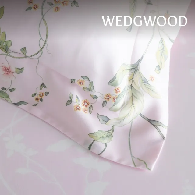 【WEDGWOOD】印花薄被套床包枕套四件組 單人雙人均一價(天絲/純棉任選｜60支300織)
