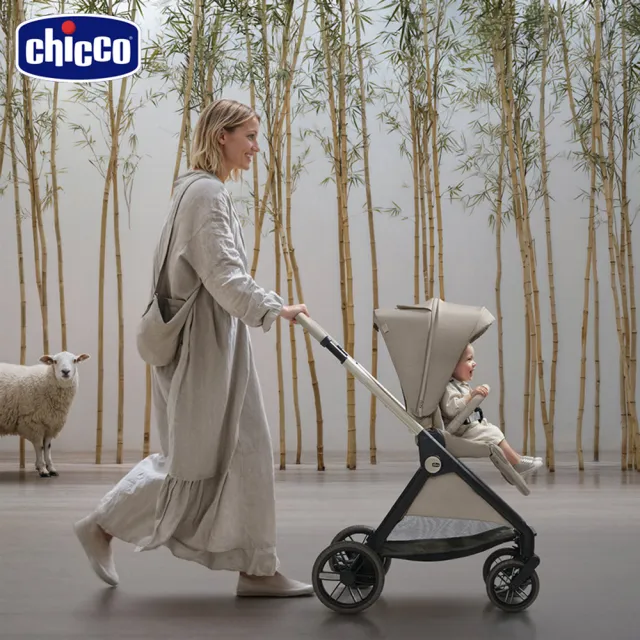 【Chicco】Bellagio Como Lake雙向瞬收時尚推車(旗艦款)
