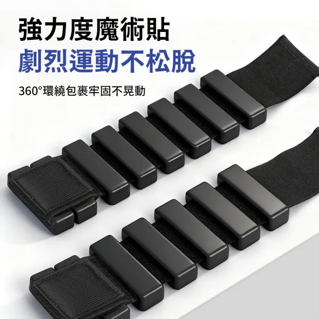 【Friyu】2入組 1磅 可調節健身負重手環 手腕腳踝負重訓練器 運動重量手環 沙包 沙袋