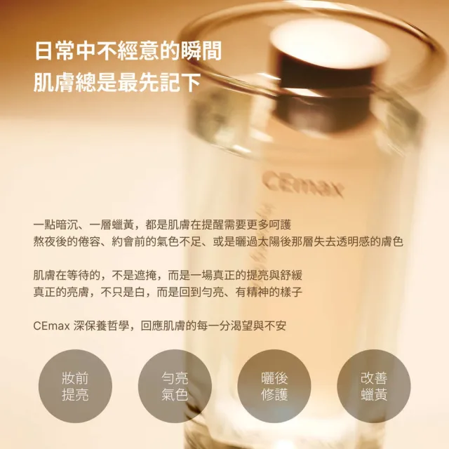 【CEmax】傳明酸美白面膜30天密集組（單片裝*30)淡化班點勻亮膚色雙重突破美白關卡