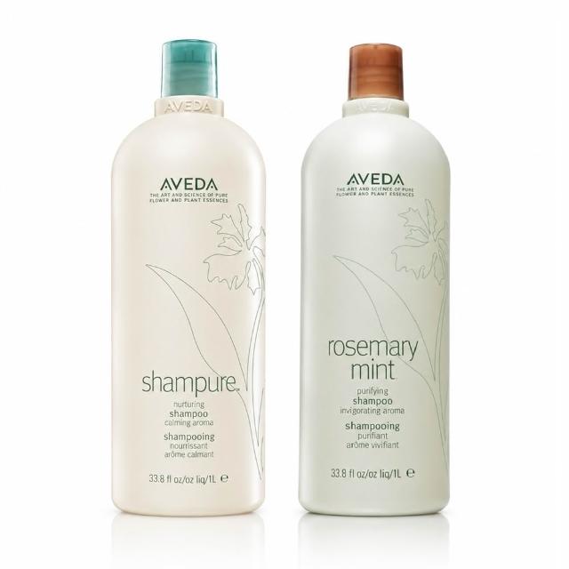【AVEDA】純香/迷迭薄荷洗髮精1000ml(平輸版/兩款任選)