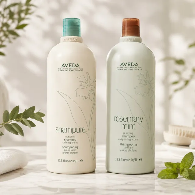 【AVEDA】純香/迷迭薄荷洗髮精1000ml(平輸版/兩款任選)